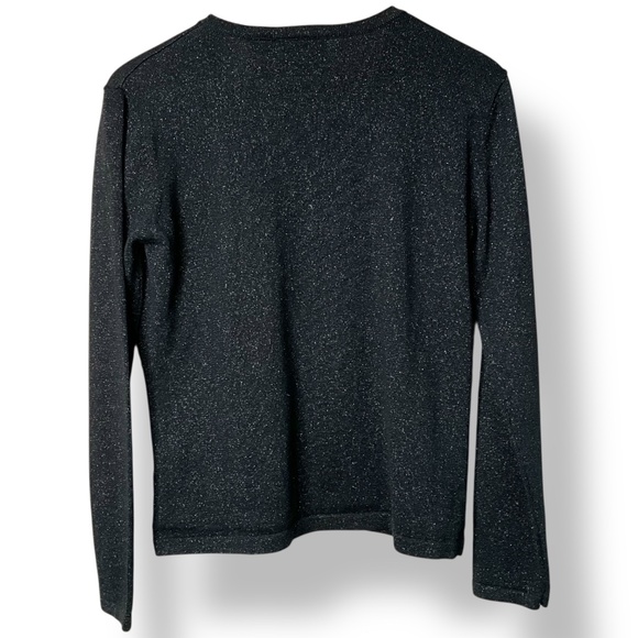 LIZ CLAIBORNE Emma James Beaded Cardi Medium - Picture 3 of 8